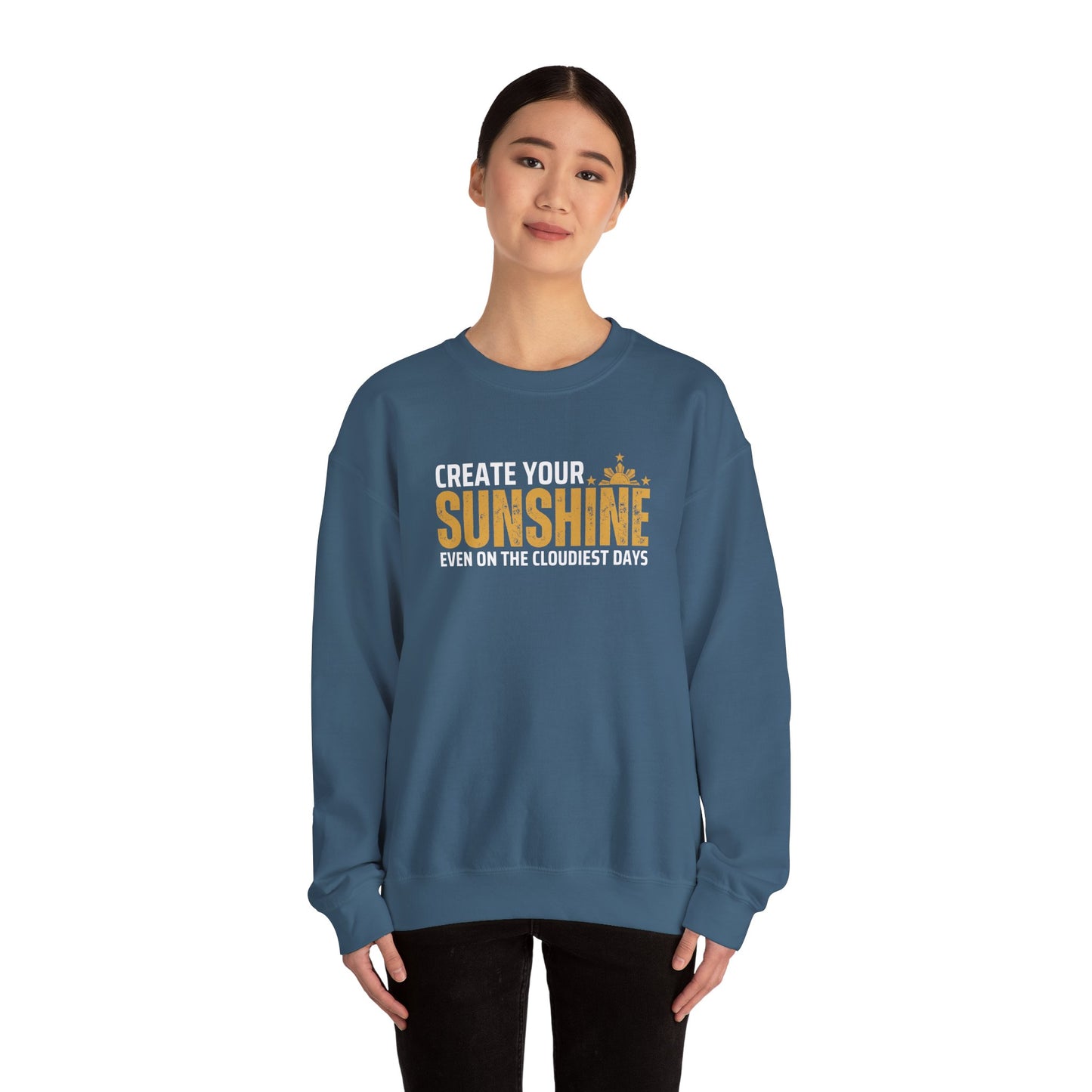 Cozy Crewneck Sweatshirt Create Your Sunshine