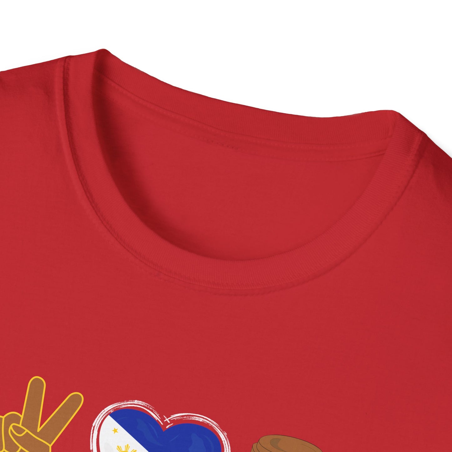 Softstyle T-Shirt Peace Love Coffee