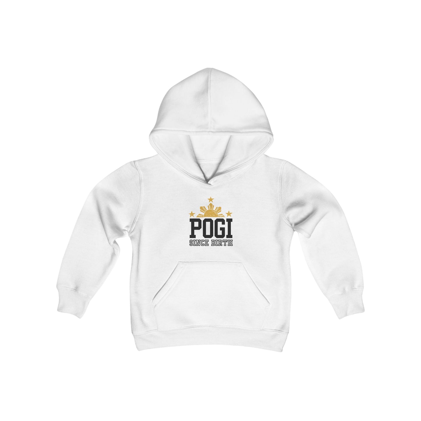 Youth Heavy Blend Hooded Sweatshirt Pogi Since Birth
