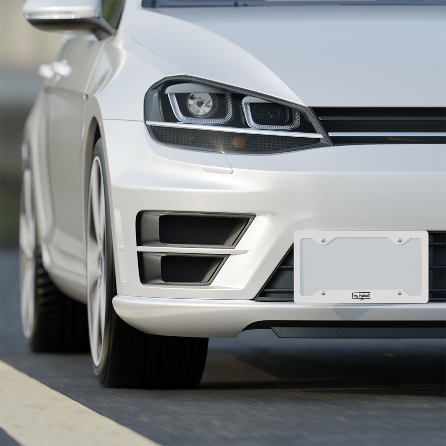 Metal License Plate Frame - AY NAKO