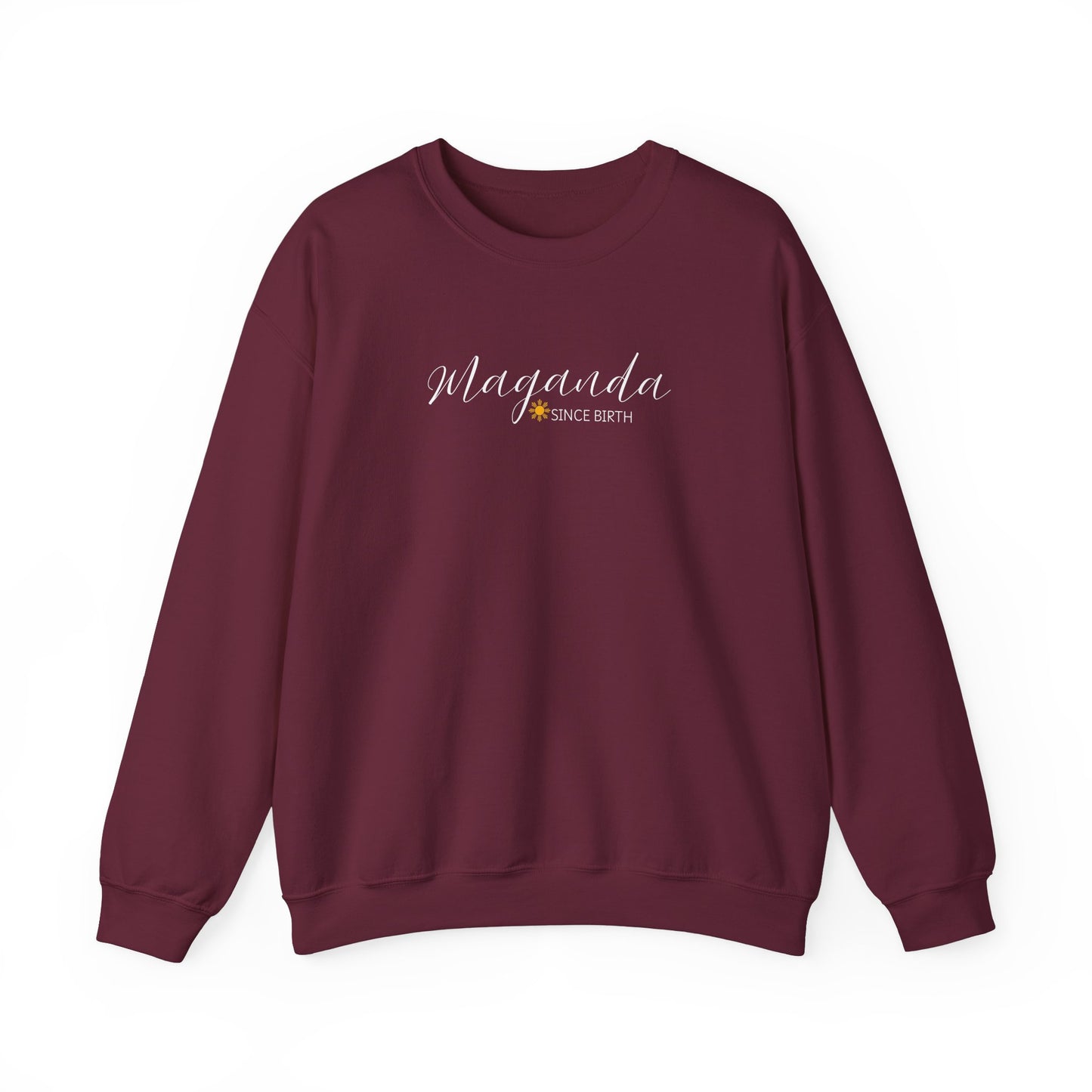 Cozy Crewneck Sweatshirt Maganda Since Birth