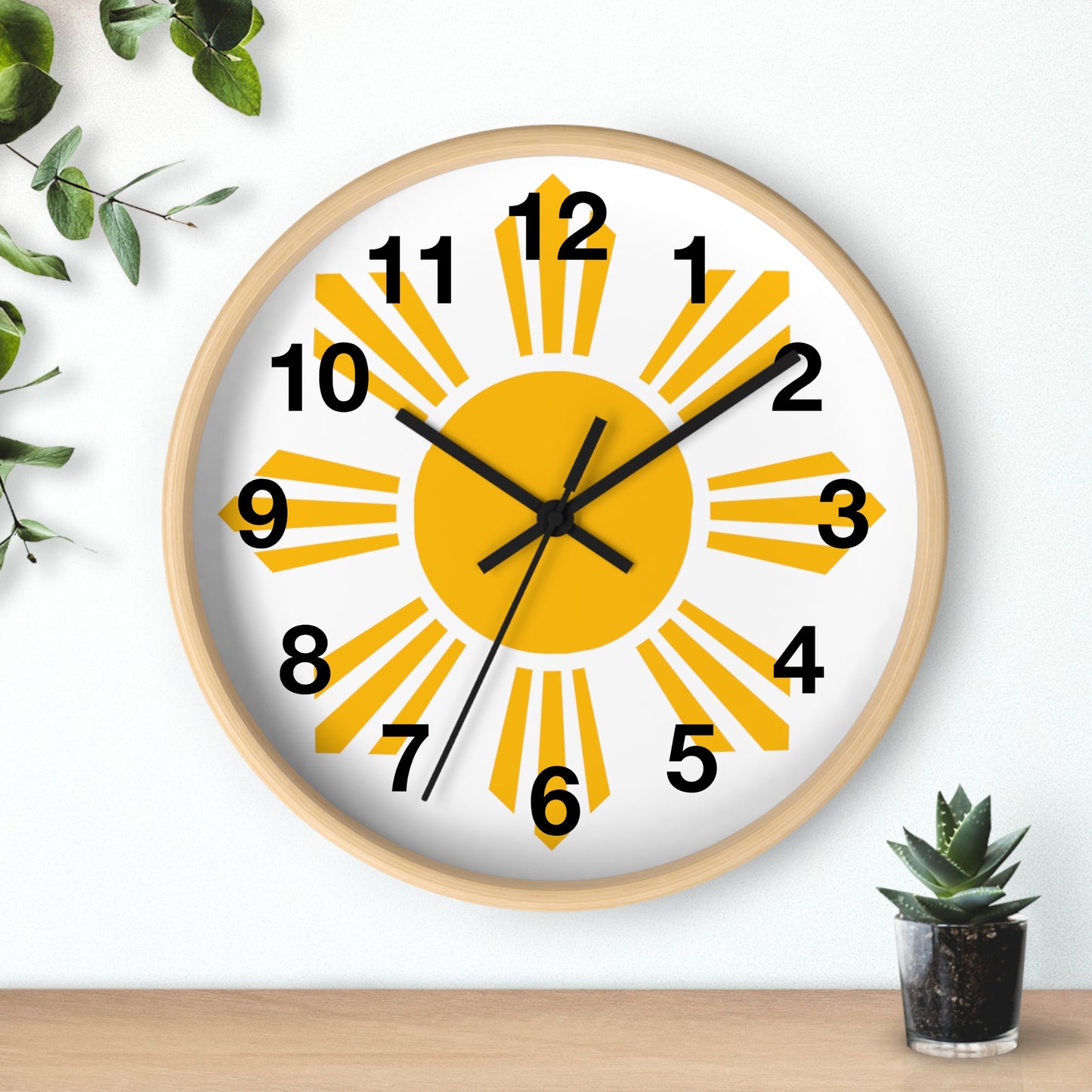 Wall Clock Sun