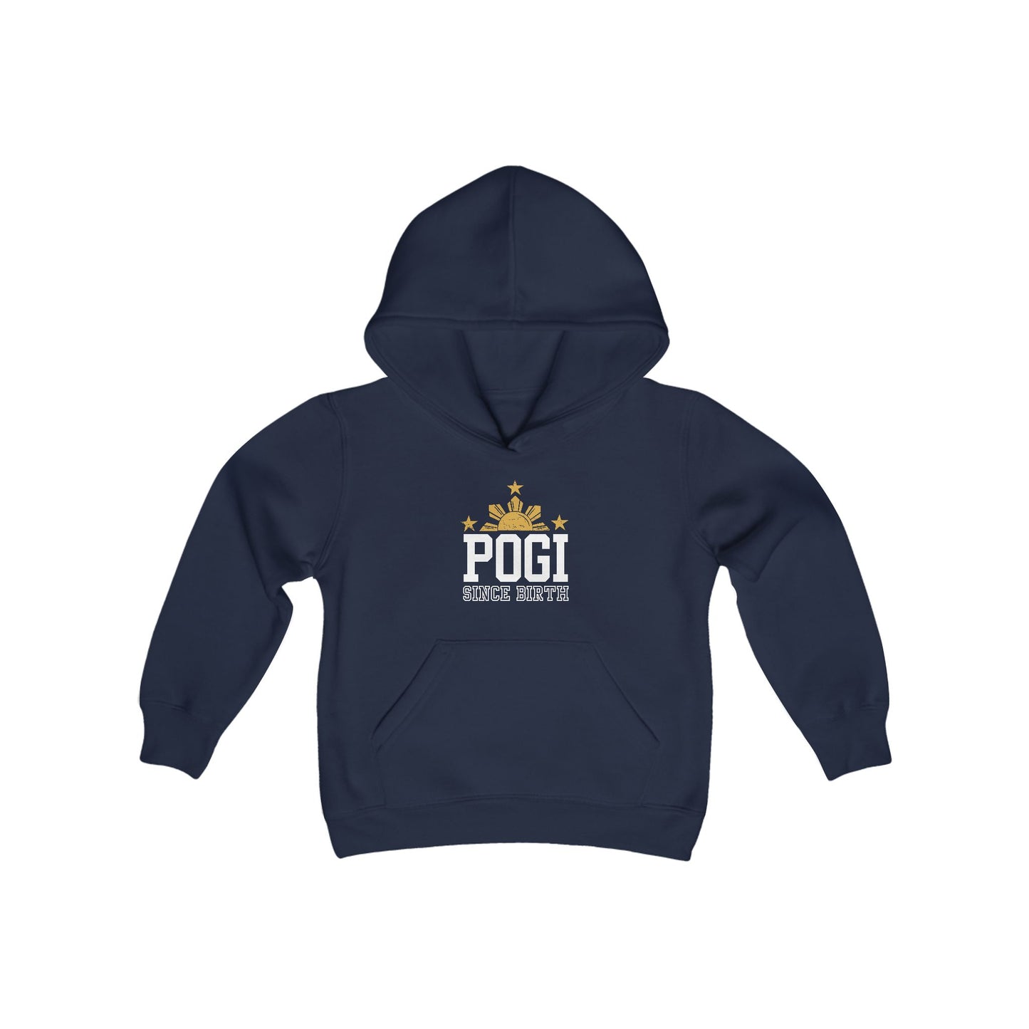 Youth Heavy Blend Hooded Sweatshirt Pogi Since Birth