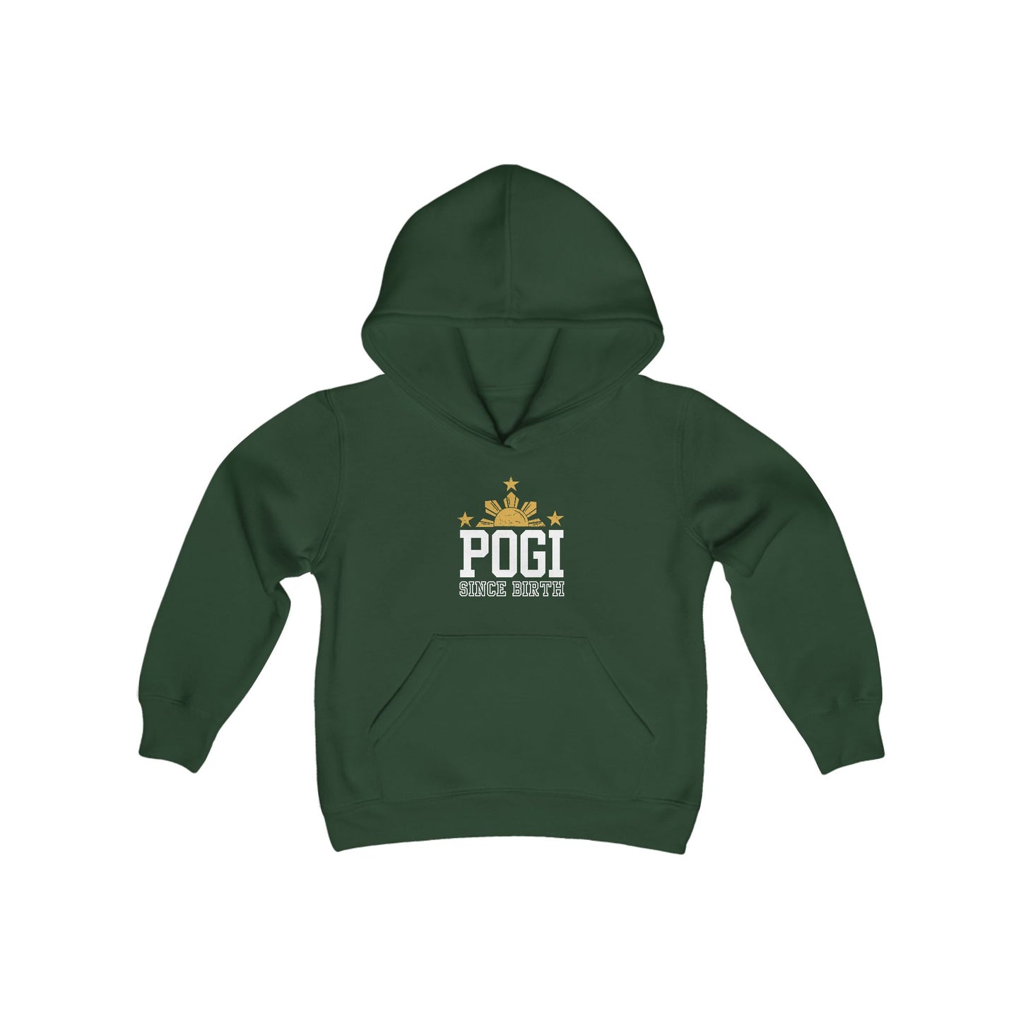 Youth Heavy Blend Hooded Sweatshirt Pogi Since Birth