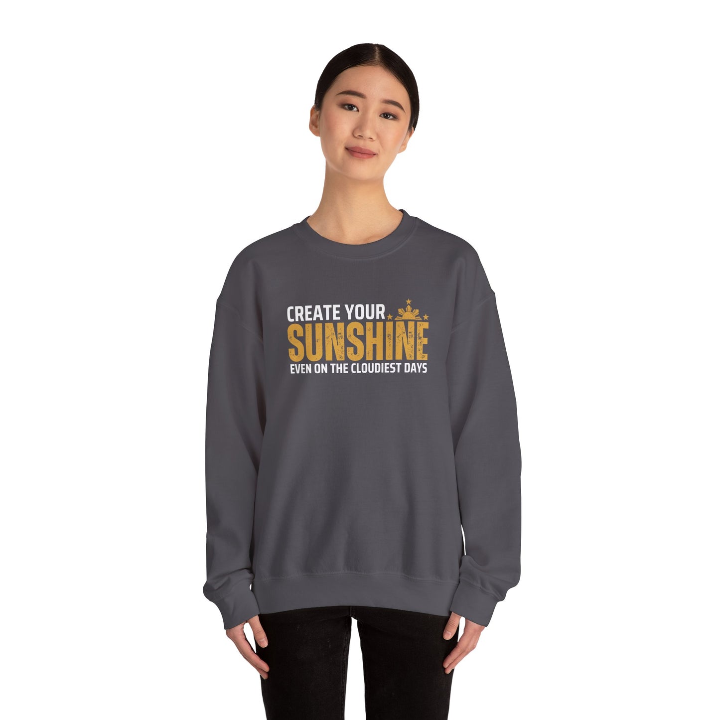 Cozy Crewneck Sweatshirt Create Your Sunshine