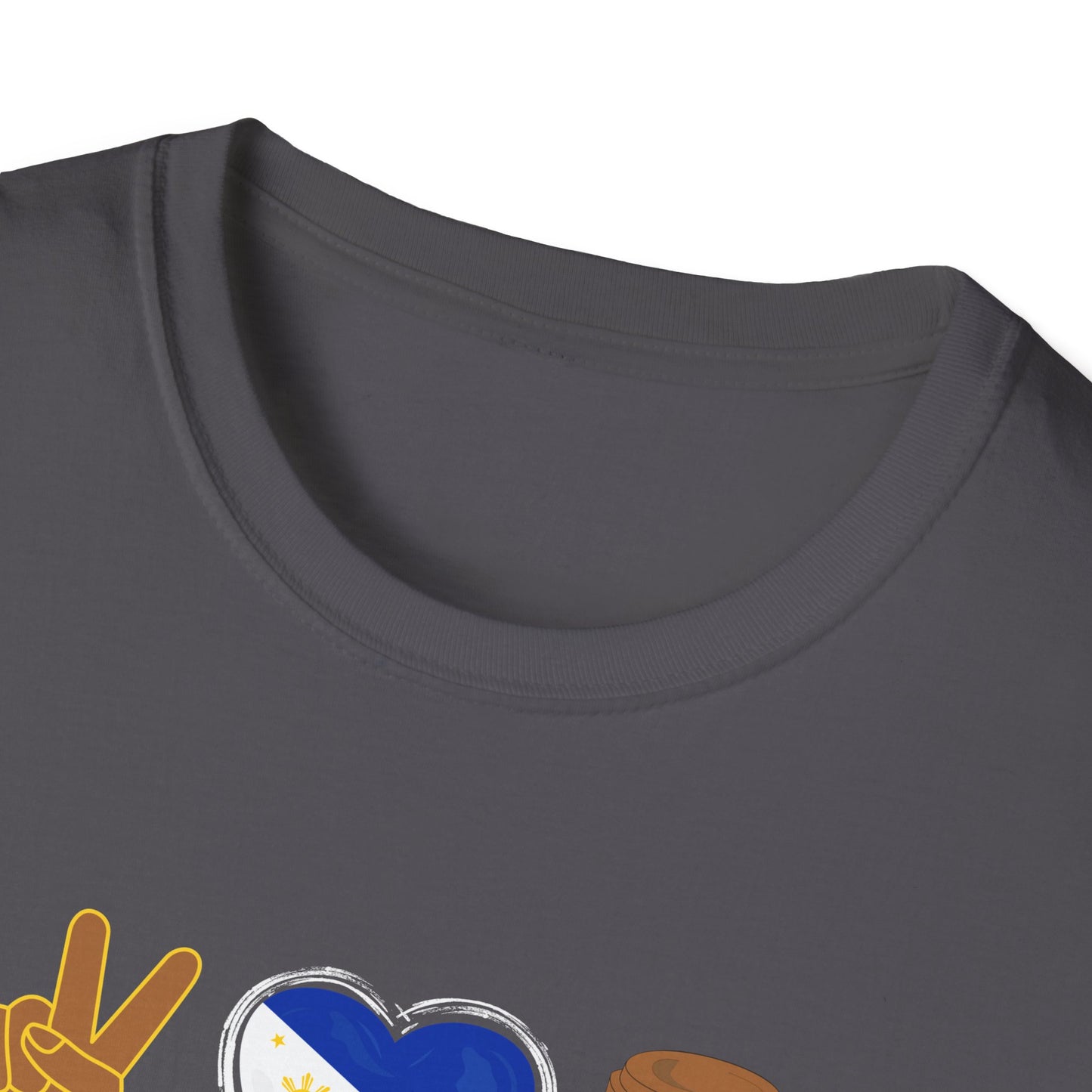 Softstyle T-Shirt Peace Love Coffee