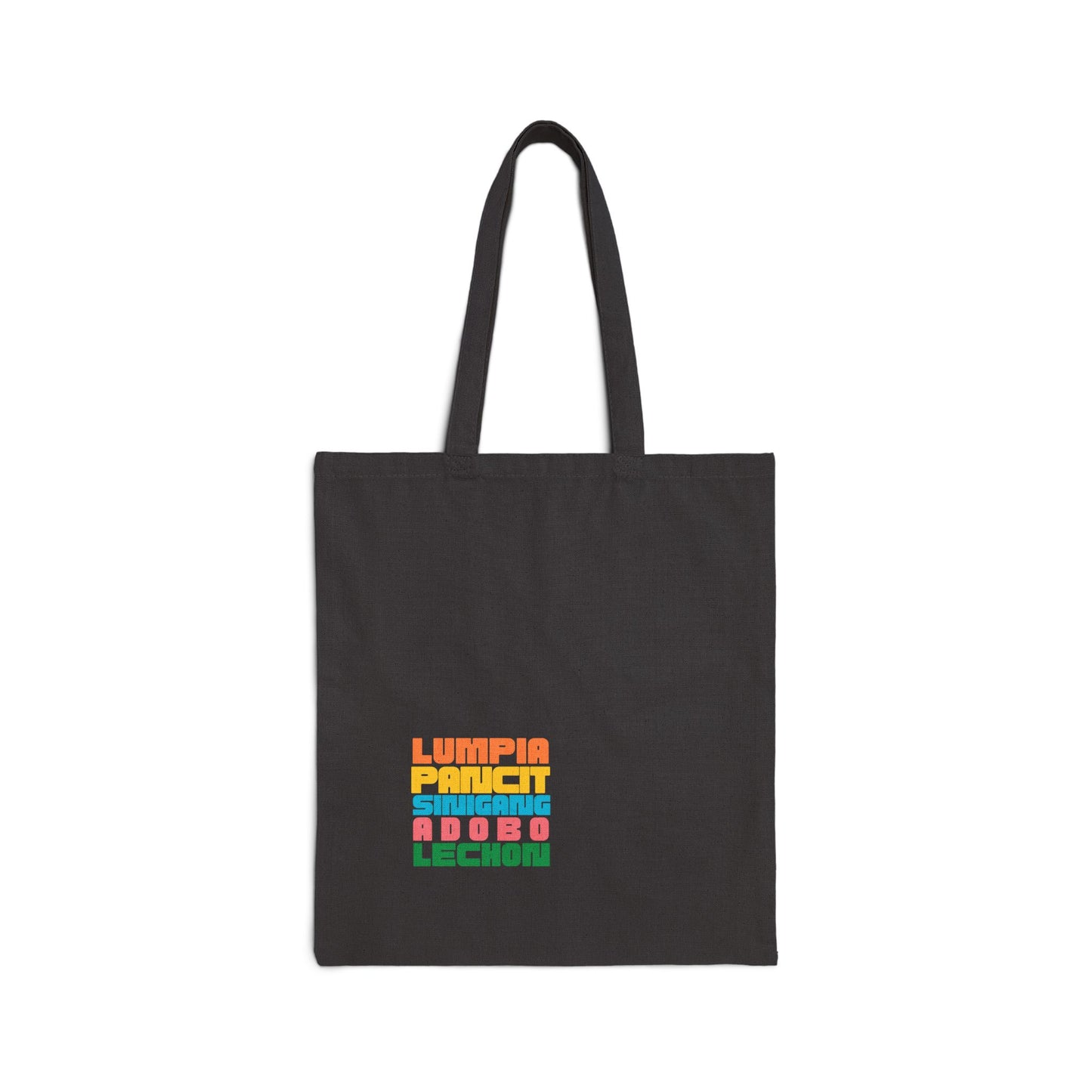 Cotton Canvas Tote Bag - Fun Food Design