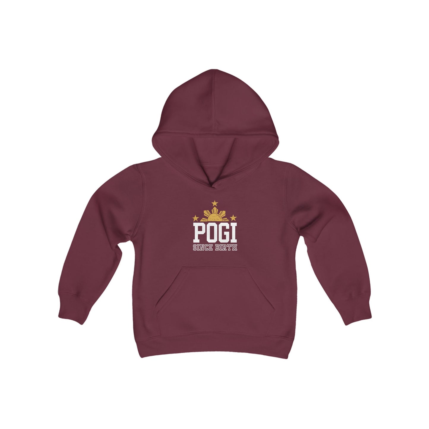 Youth Heavy Blend Hooded Sweatshirt Pogi Since Birth