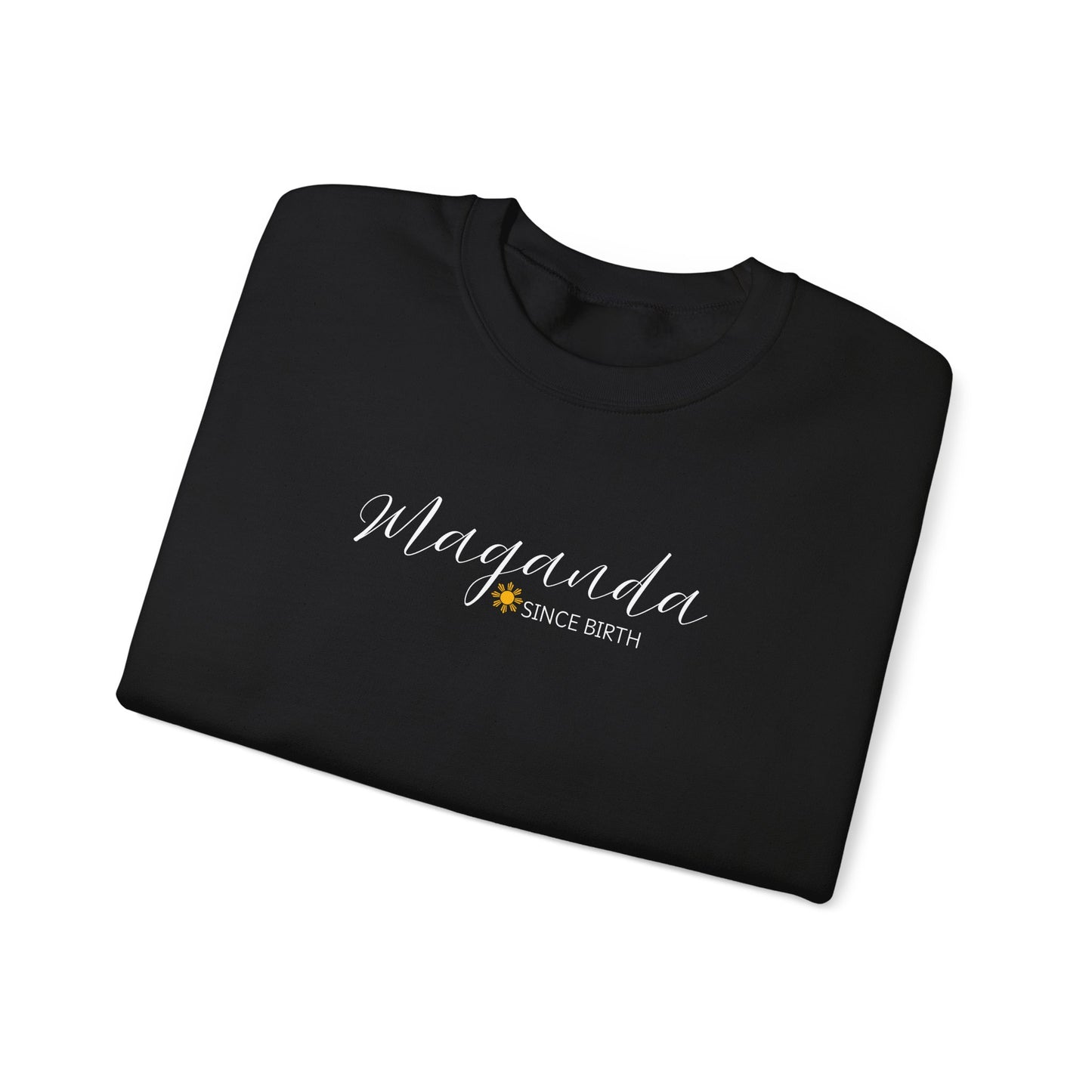 Cozy Crewneck Sweatshirt Maganda Since Birth