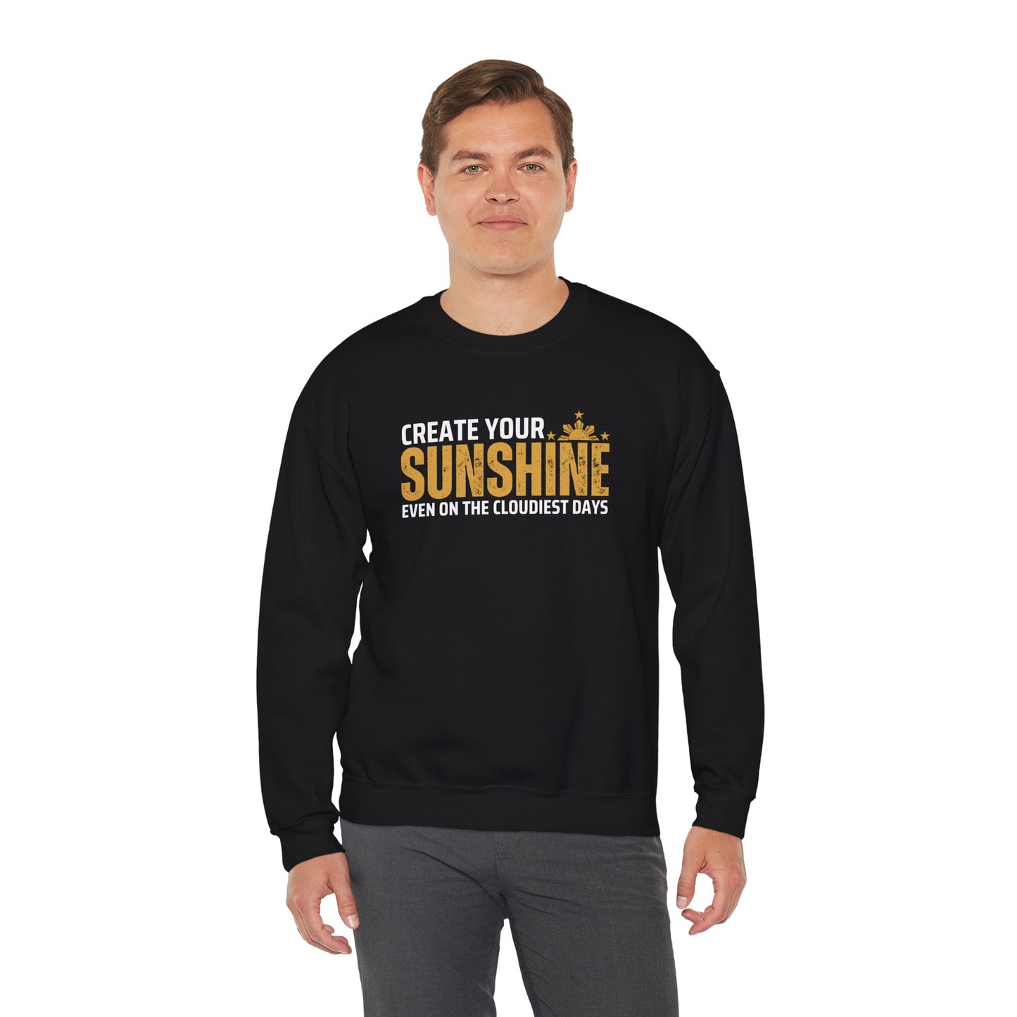 Cozy Crewneck Sweatshirt Create Your Sunshine