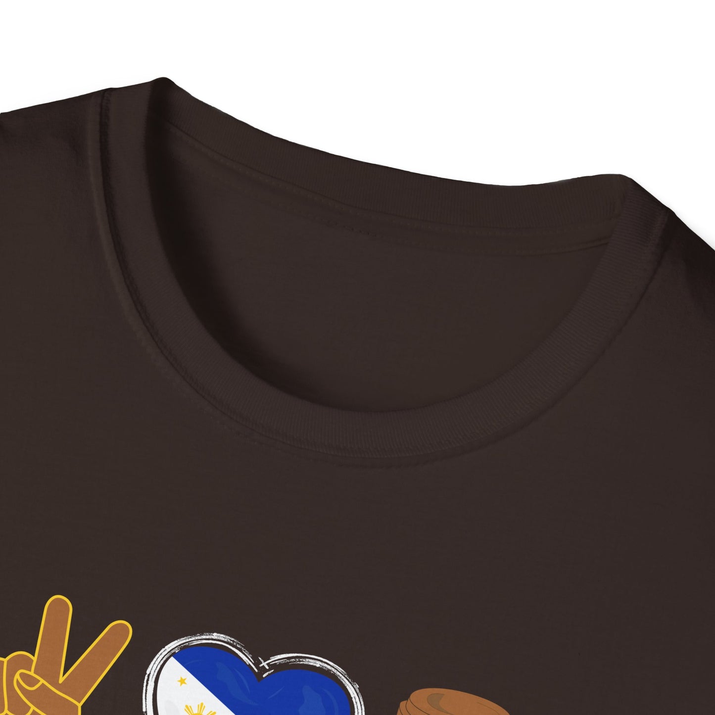 Softstyle T-Shirt Peace Love Coffee