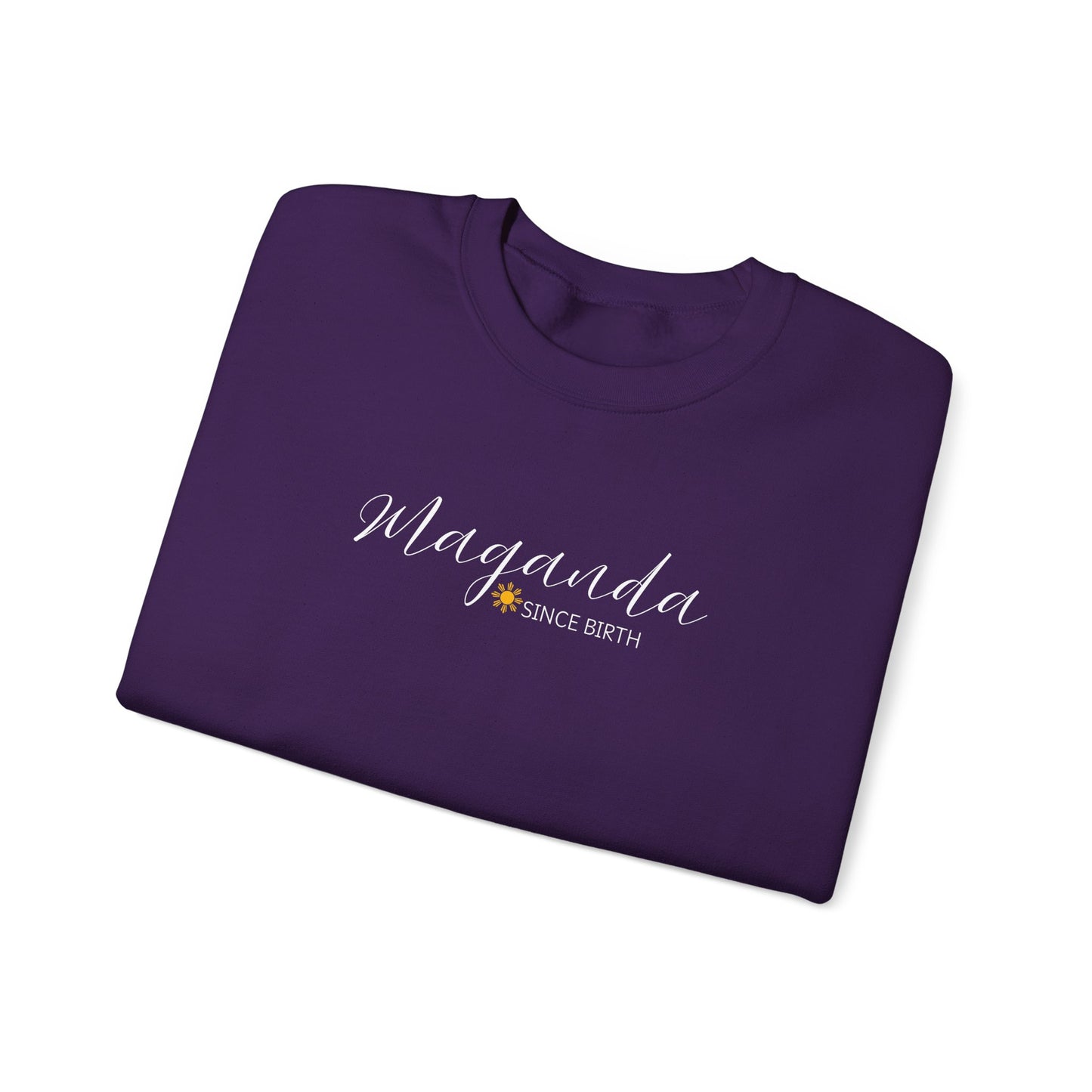 Cozy Crewneck Sweatshirt Maganda Since Birth