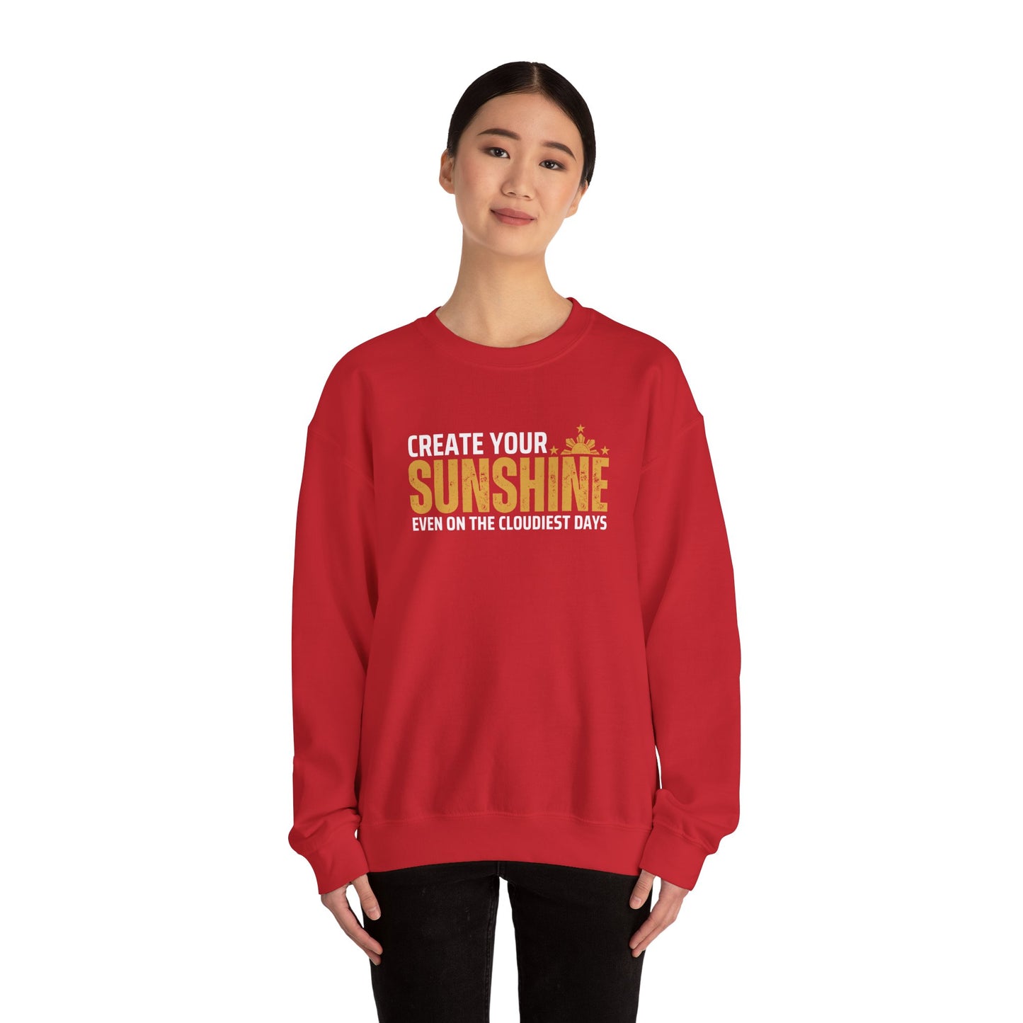 Cozy Crewneck Sweatshirt Create Your Sunshine
