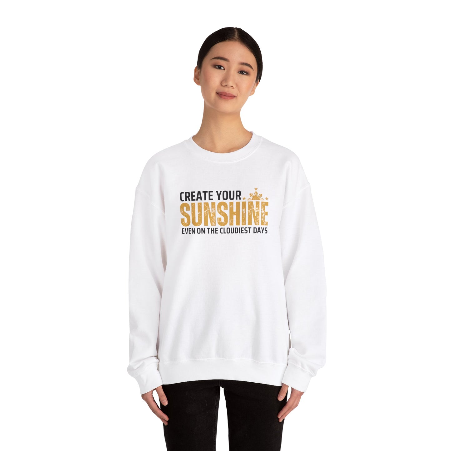 Cozy Crewneck Sweatshirt Create Your Sunshine