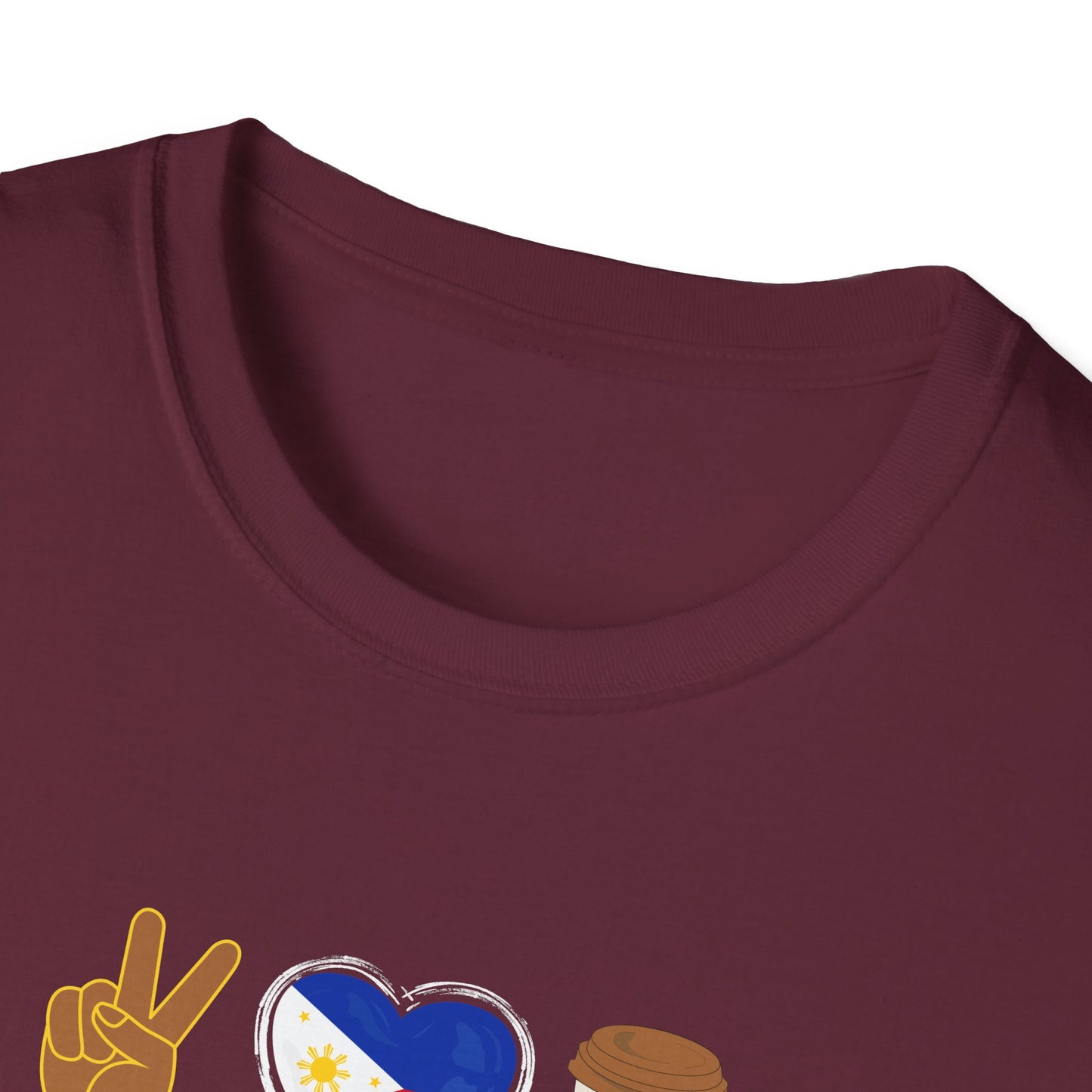 Softstyle T-Shirt Peace Love Coffee