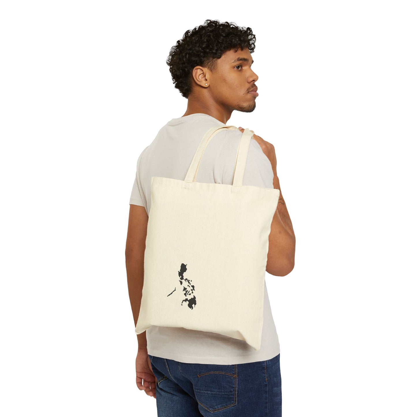 Cotton Canvas Tote Bag - Philippines Map