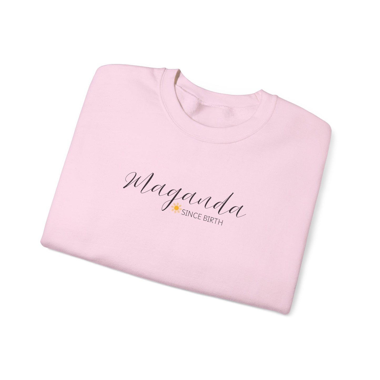 Cozy Crewneck Sweatshirt Maganda Since Birth