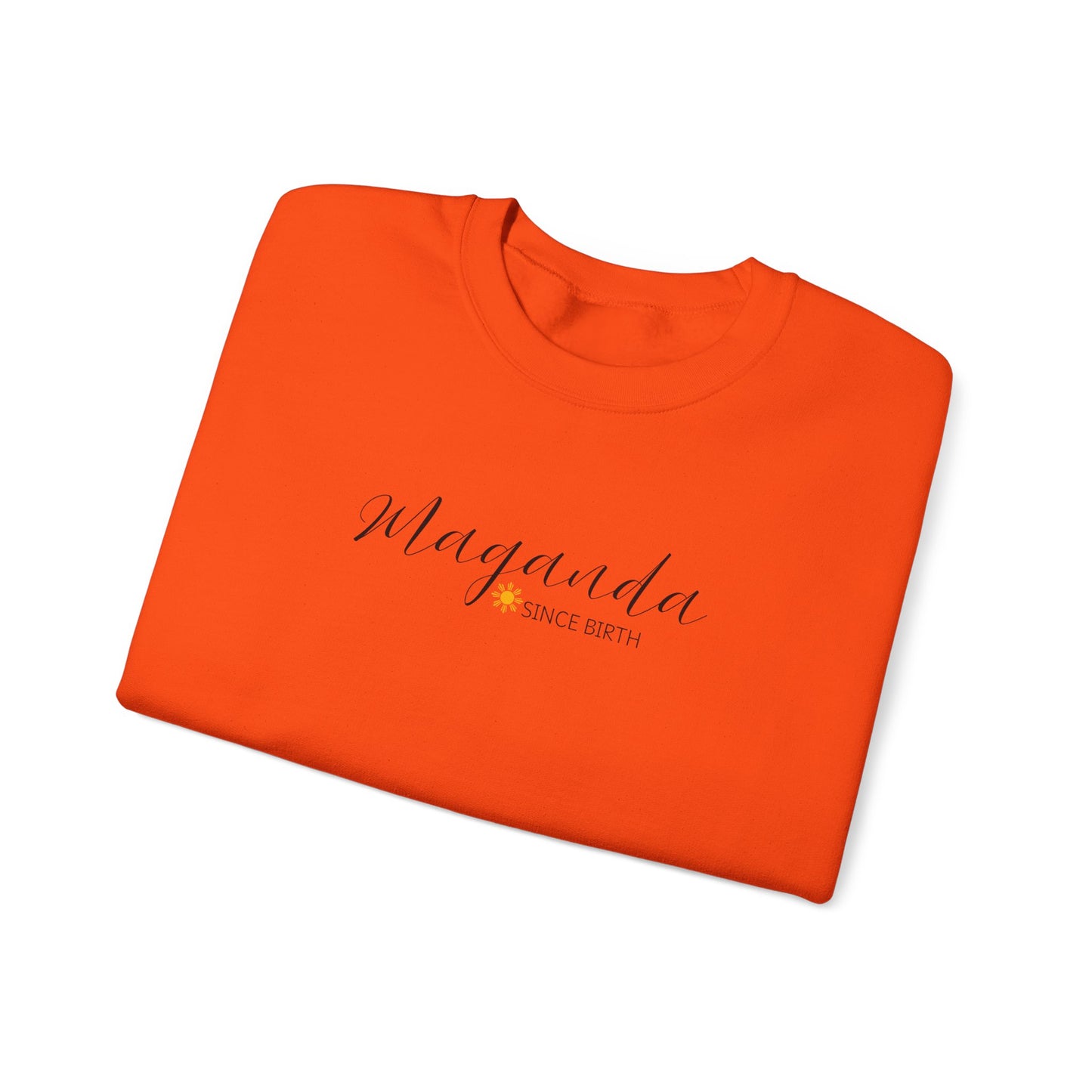 Cozy Crewneck Sweatshirt Maganda Since Birth