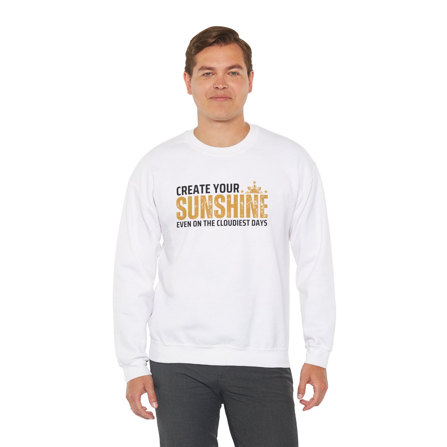 Cozy Crewneck Sweatshirt Create Your Sunshine