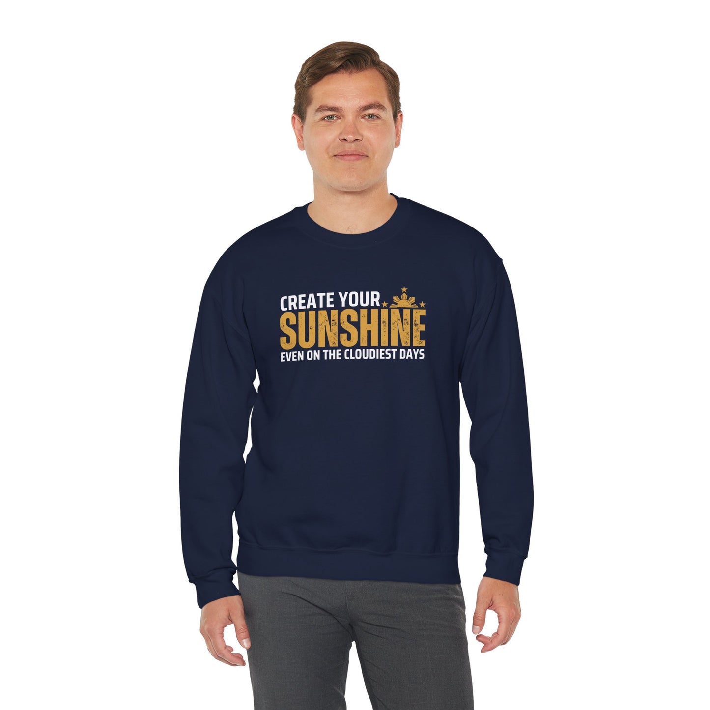 Cozy Crewneck Sweatshirt Create Your Sunshine