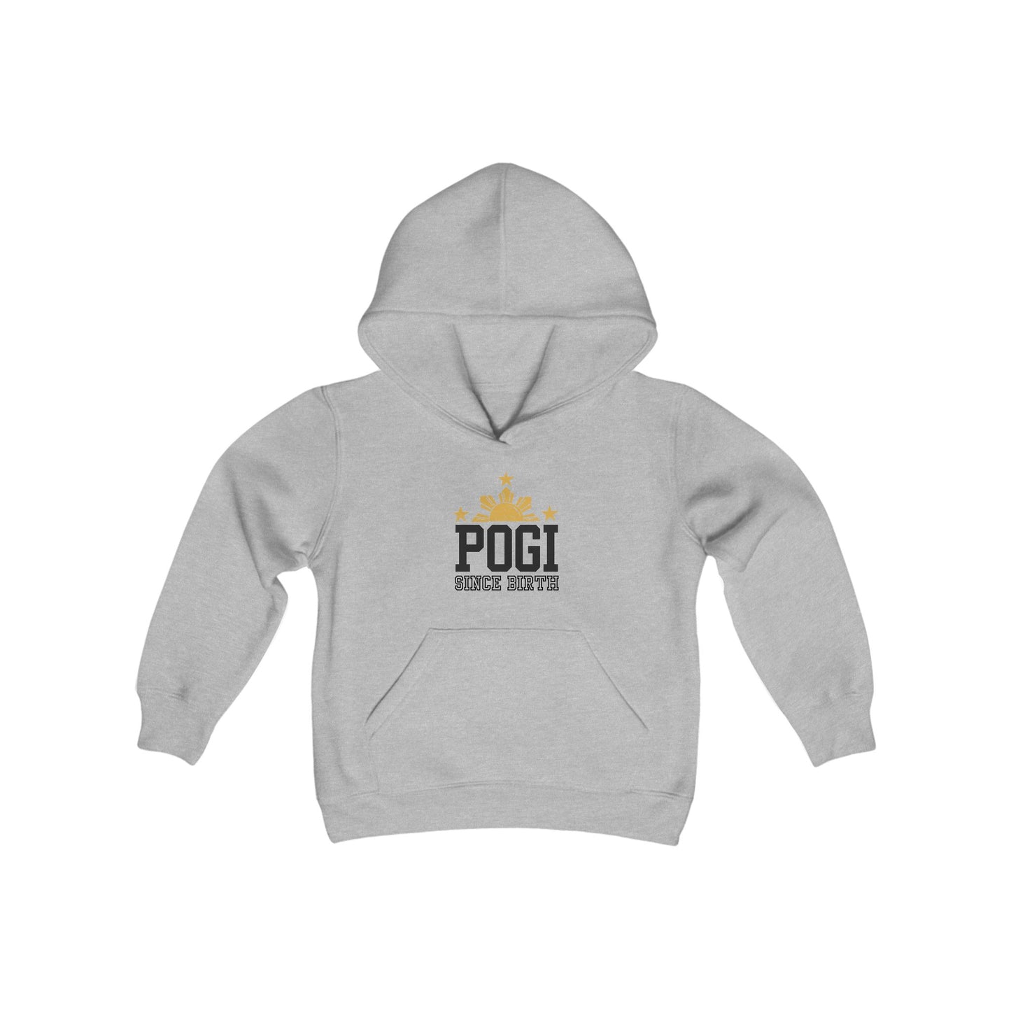 Youth Heavy Blend Hooded Sweatshirt Pogi Since Birth