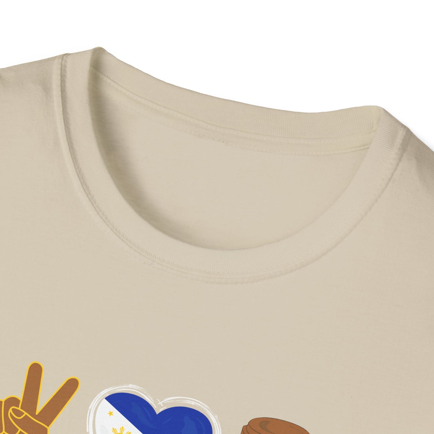 Softstyle T-Shirt Peace Love Coffee