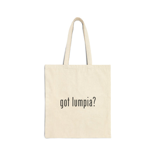 got lumpia? Cotton Canvas Tote Bag