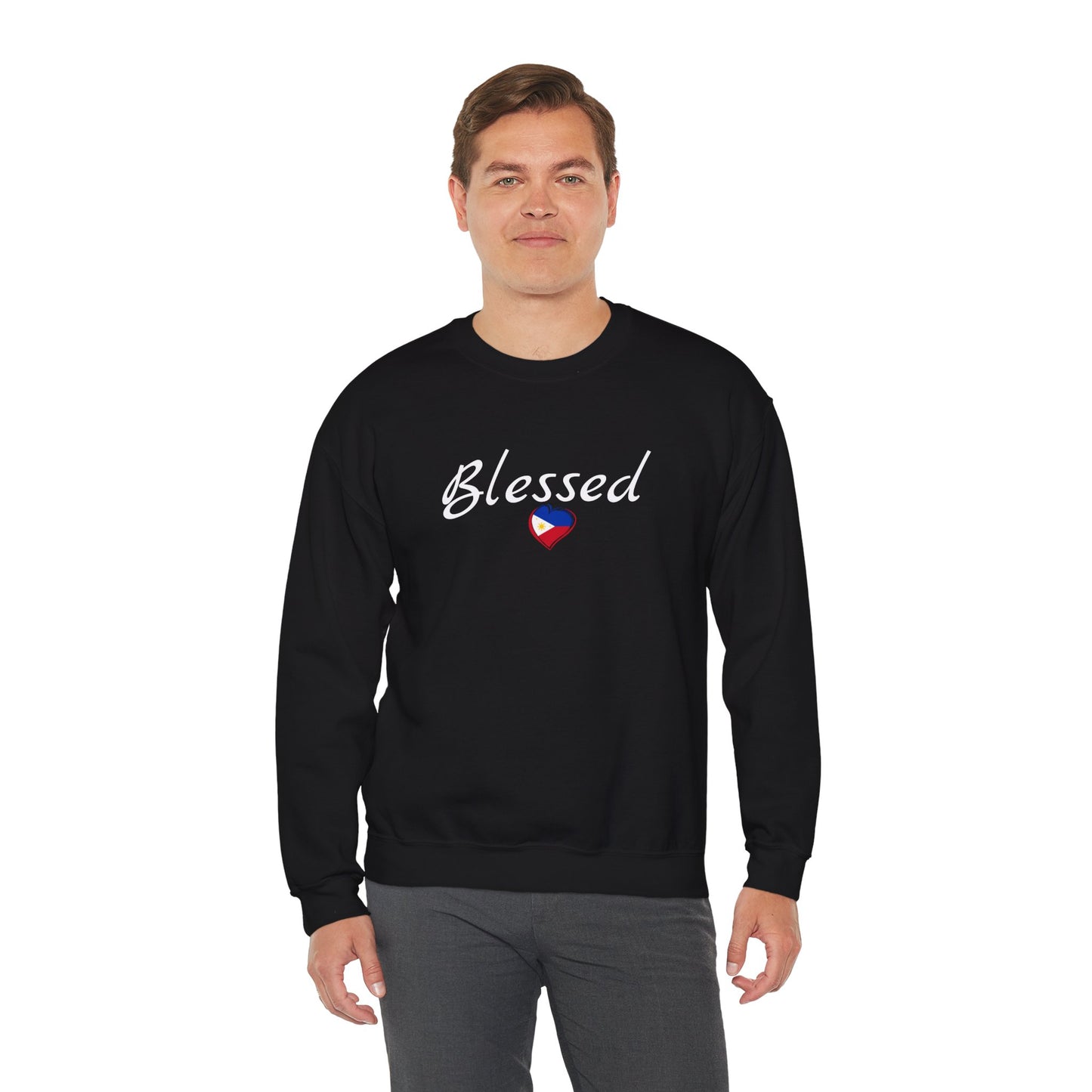 Cozy Crewneck Sweatshirt Blessed