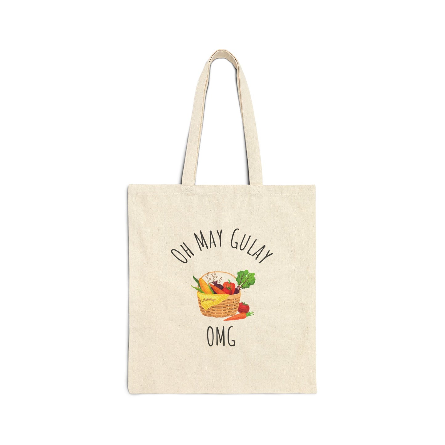 Oh May Gulay 'OMG' Cotton Canvas Tote Bag