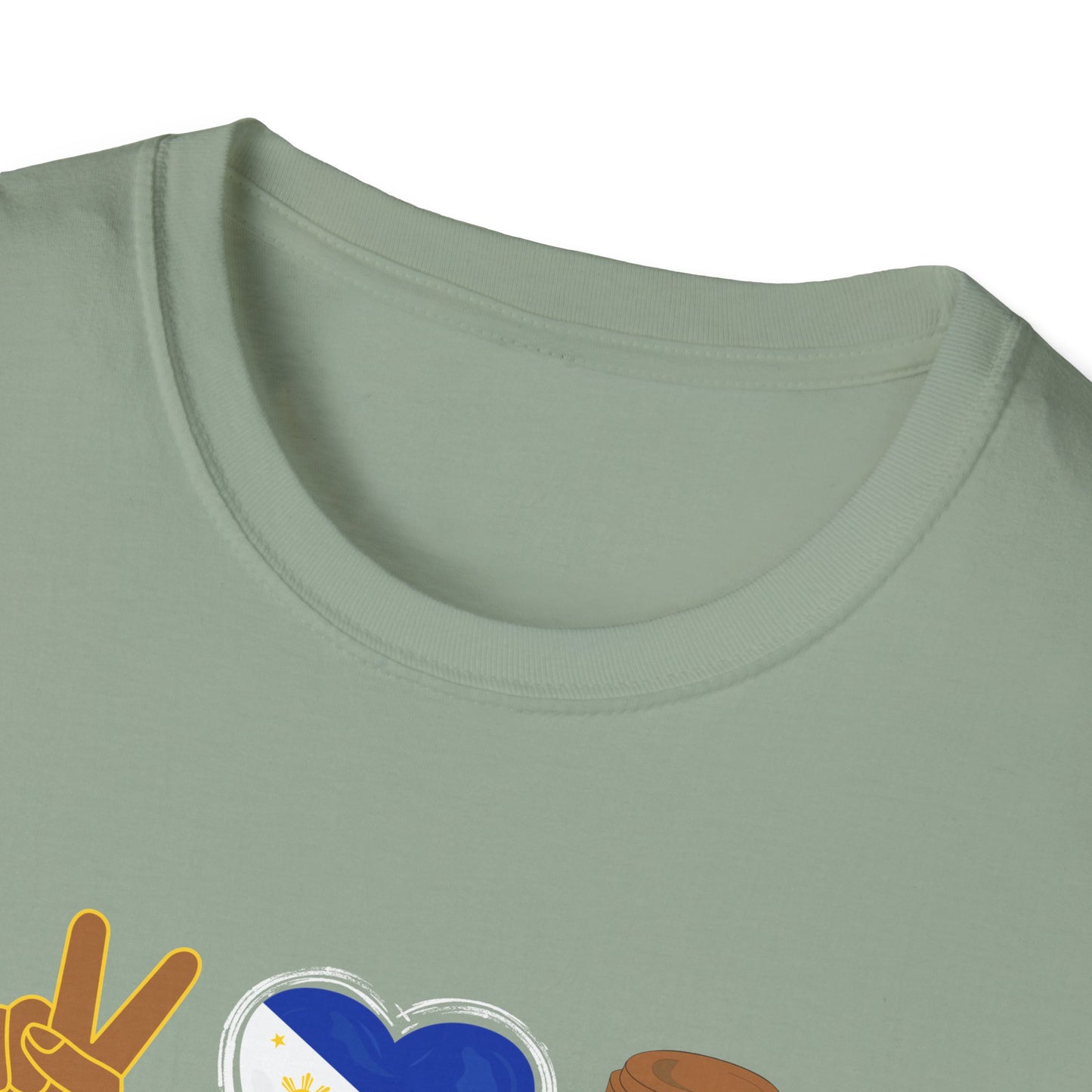 Softstyle T-Shirt Peace Love Coffee