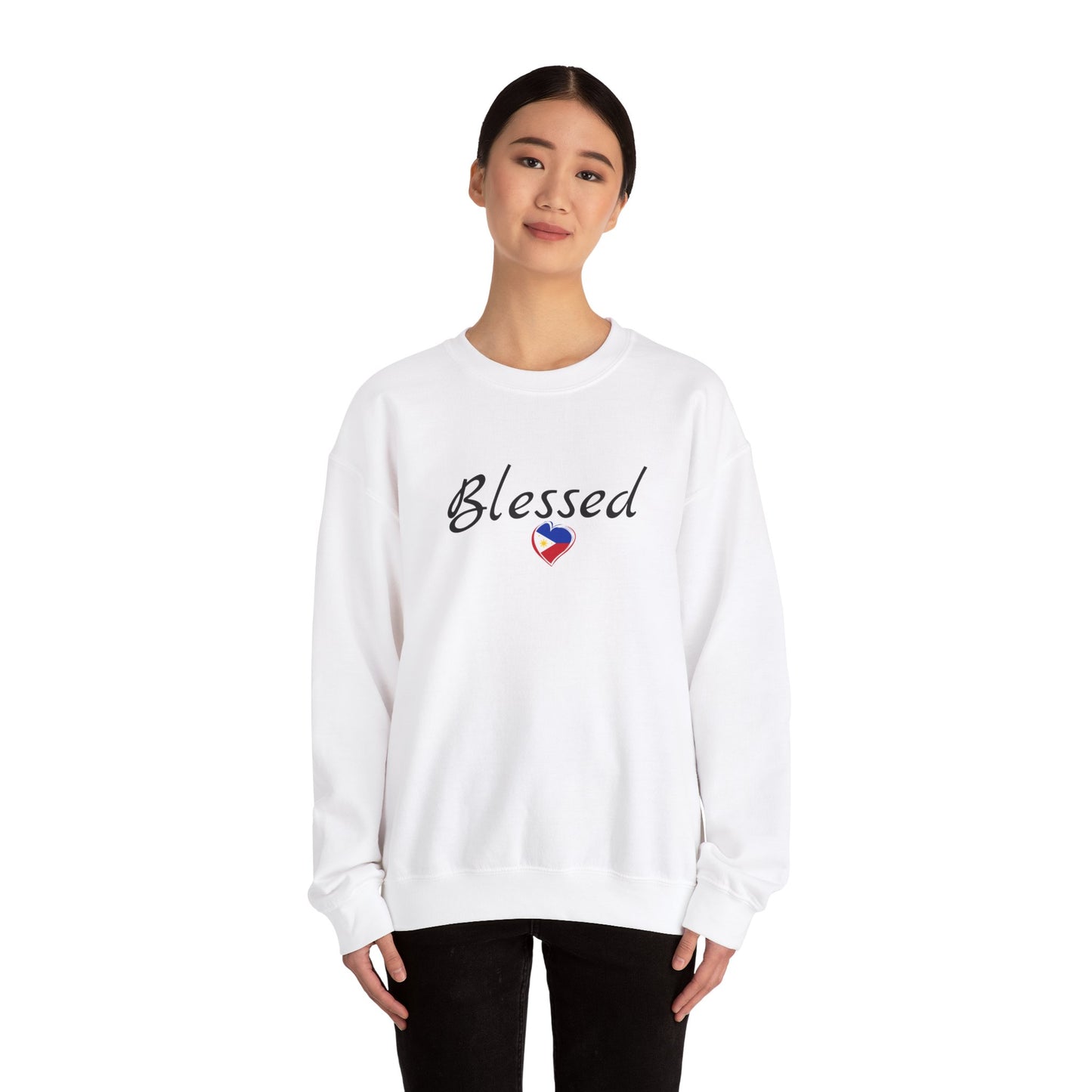 Cozy Crewneck Sweatshirt Blessed