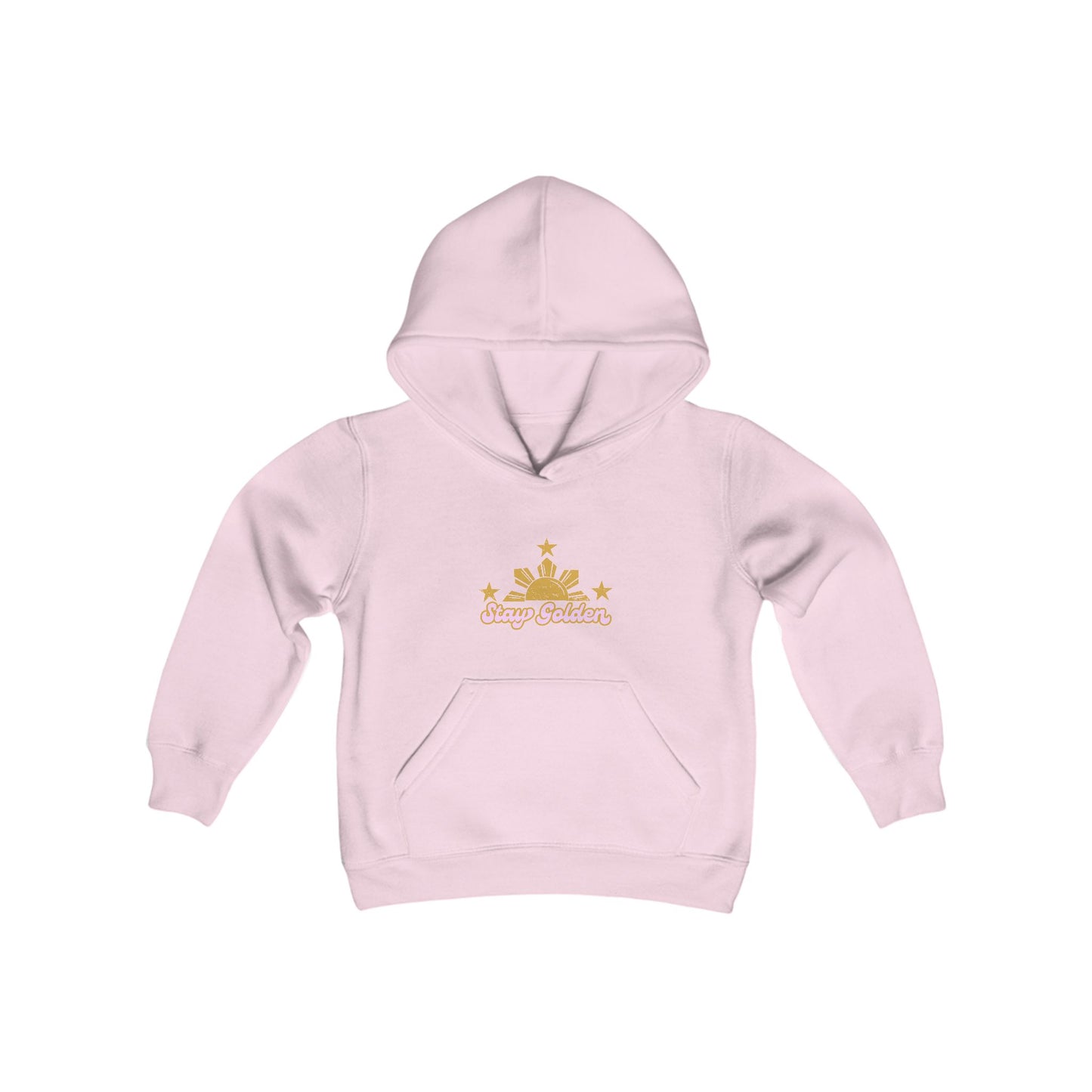 Youth Heavy Blend Hooded Sweatshirt - Stay Golden