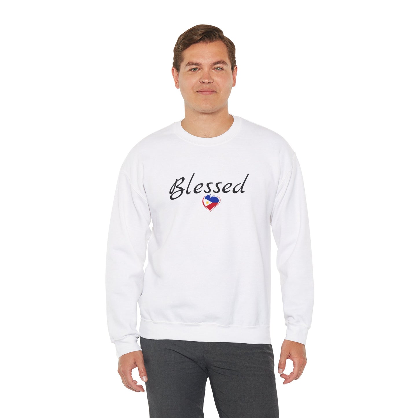 Cozy Crewneck Sweatshirt Blessed