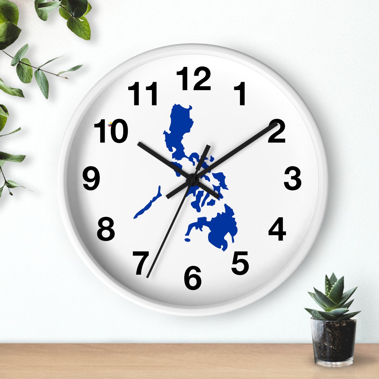 Wall Clock Map