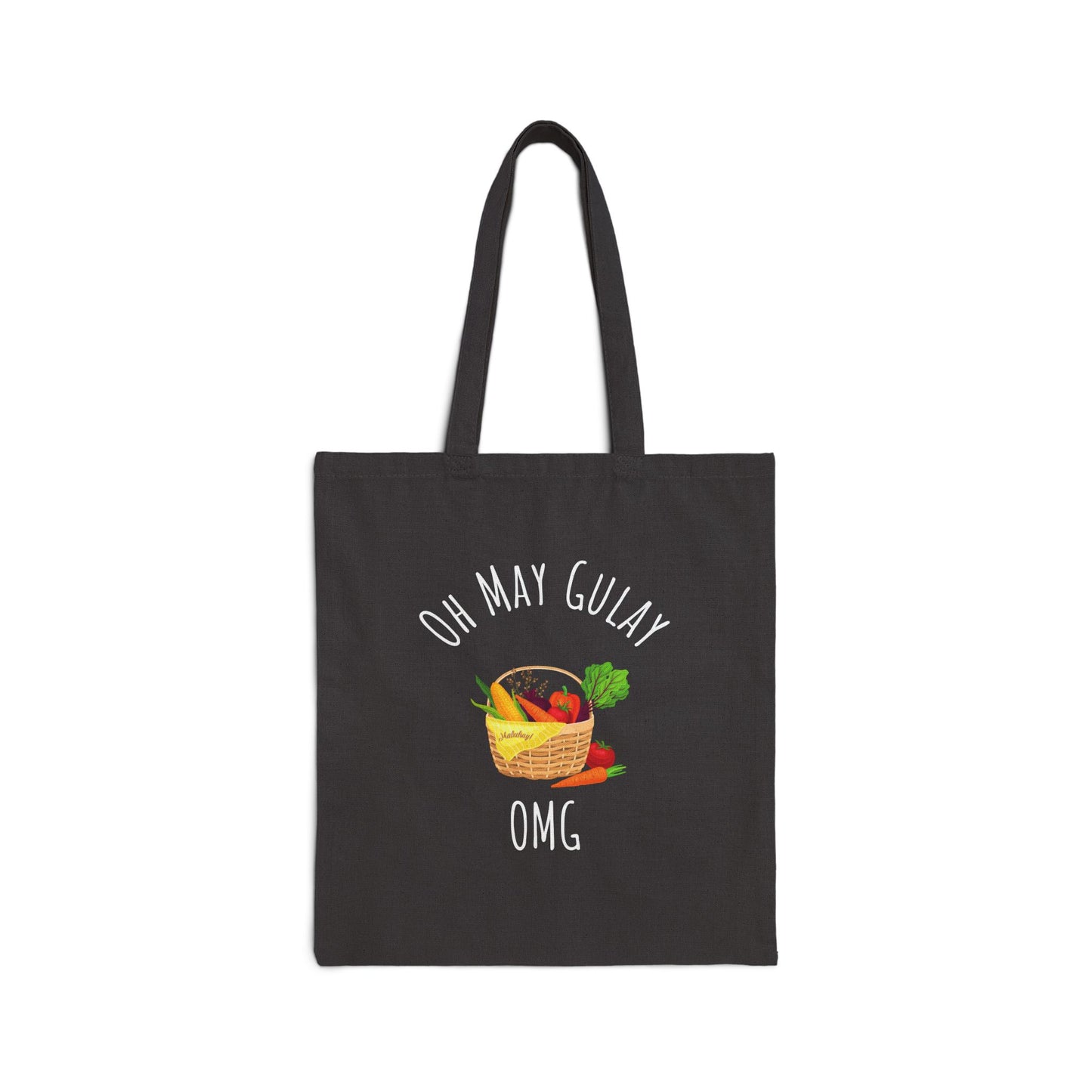Oh May Gulay 'OMG' Cotton Canvas Tote Bag