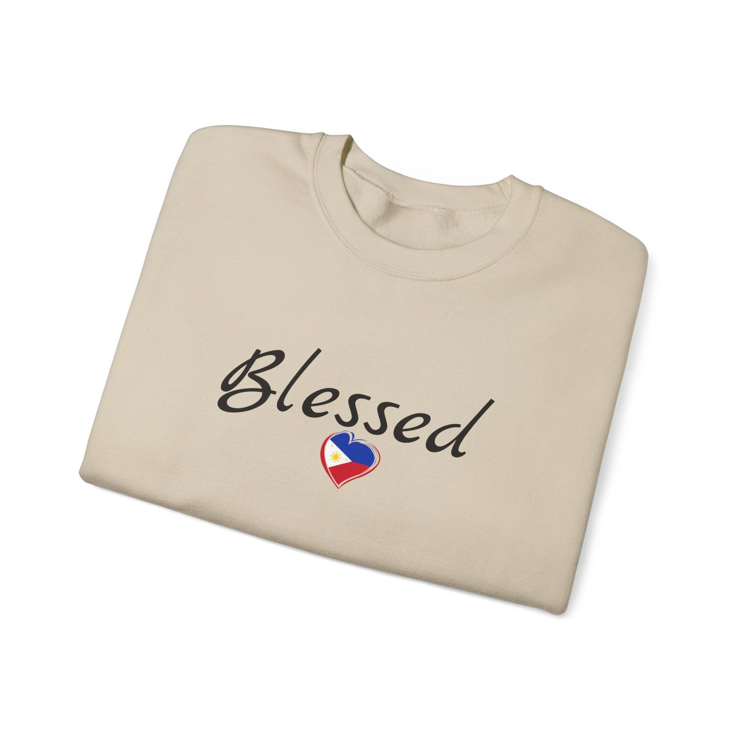 Cozy Crewneck Sweatshirt Blessed