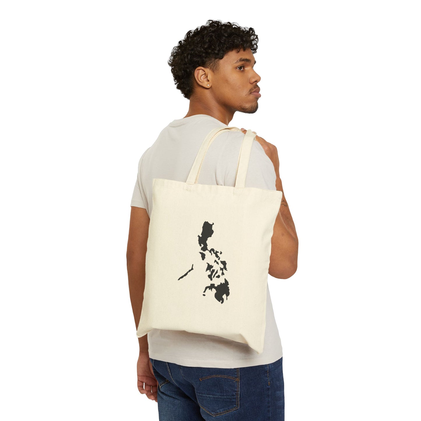 Cotton Canvas Tote Bag - Philippines Map