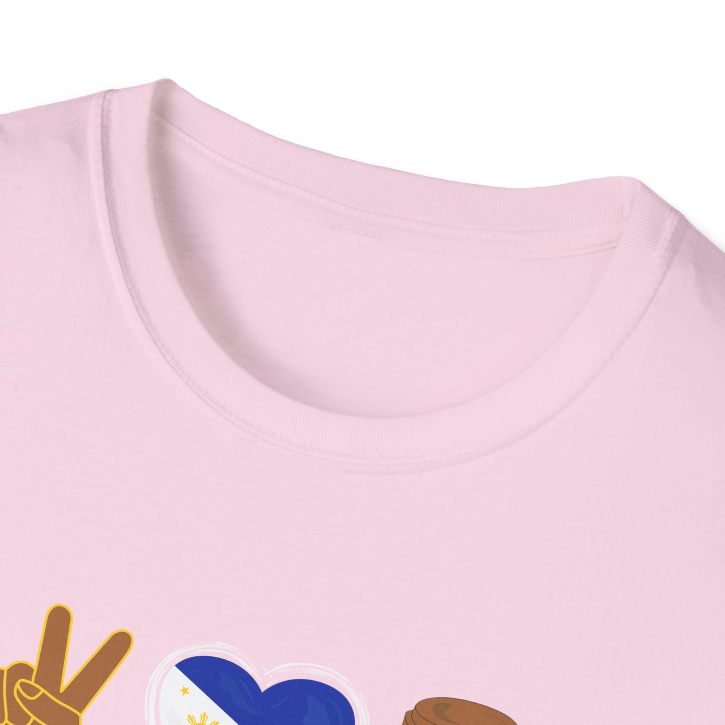 Softstyle T-Shirt Peace Love Coffee
