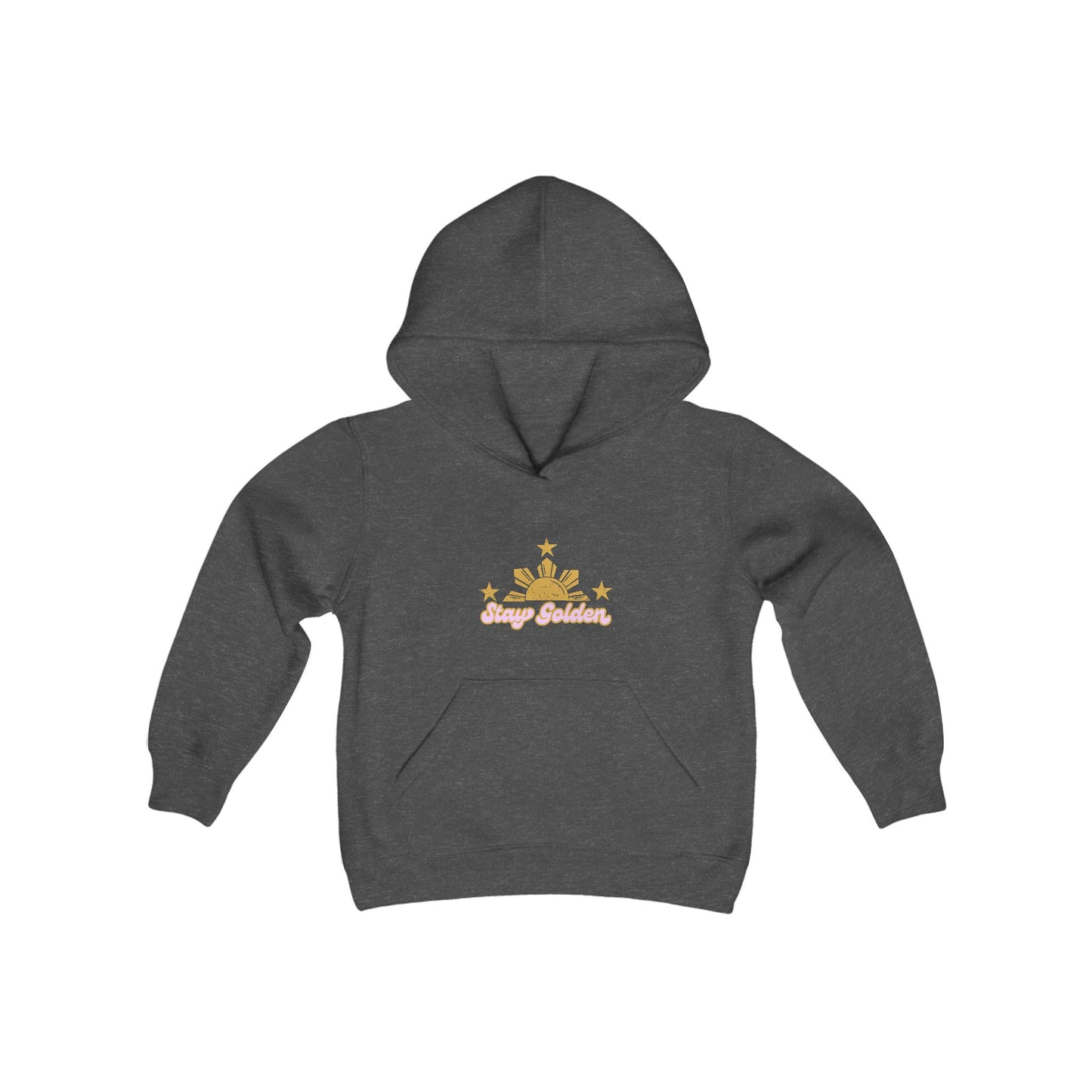 Youth Heavy Blend Hooded Sweatshirt - Stay Golden