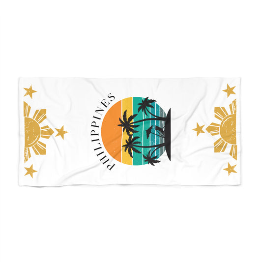 Beach Towel - Gold Sun